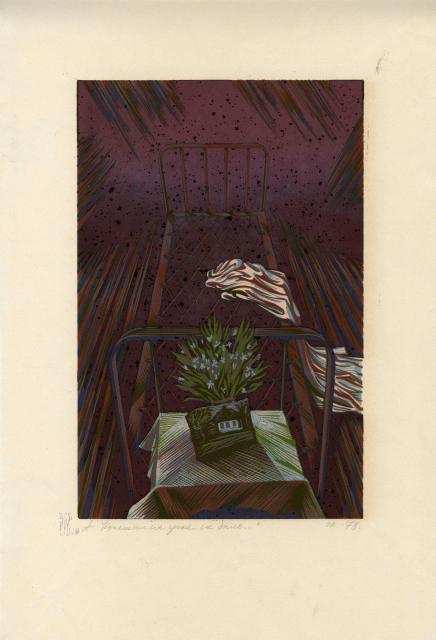 Косенков С. С. А Копешкина уже не было... Иллюстрация к рассказу Е. Носова "Красное вино Победы". 1978 Косенков С. С. А Копешкина уже не было... Иллюстрация к рассказу Е. Носова "Красное вино Победы". 1978
